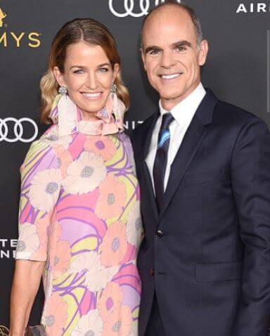 Karyn Kelly with her husband, Michael Kelly at Emmy nominee reception.